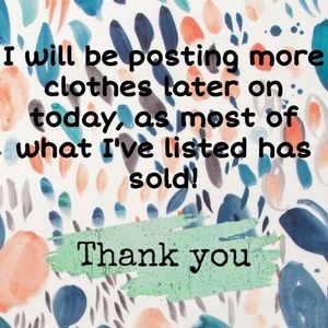 RESTOCK COMING LATER ON TODAY!